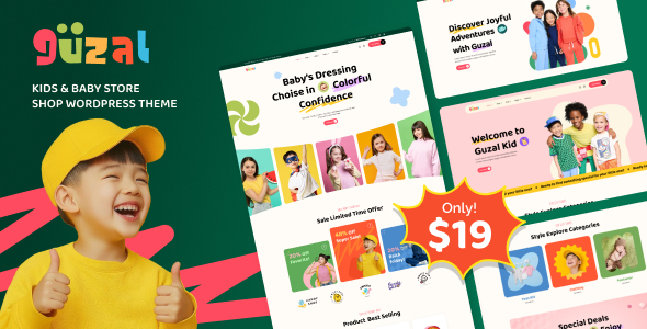 Guzal – Kids & Baby Store  Shop WordPress Theme – 0 Sold!