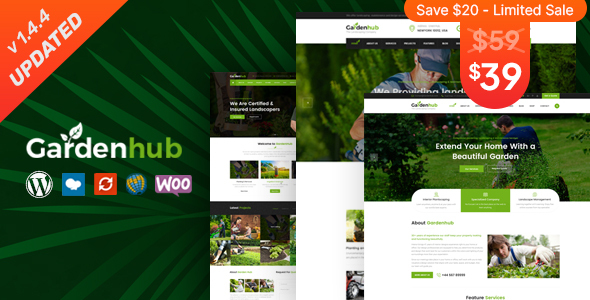 Garden HUB - Lawn & Landscaping WordPress Theme