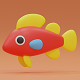Cartoon Cute Fish 3D model - 3DOcean Item for Sale