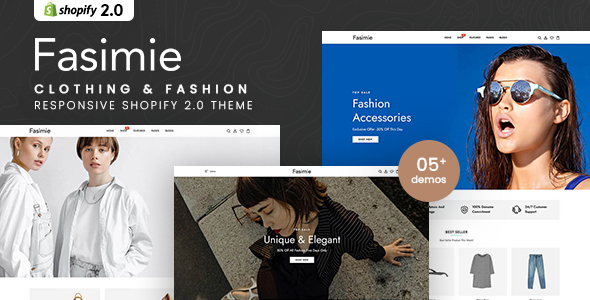 Fasimie – Clothing & Fashion Responsive Shopify 2.0 Theme – 0 Sold!