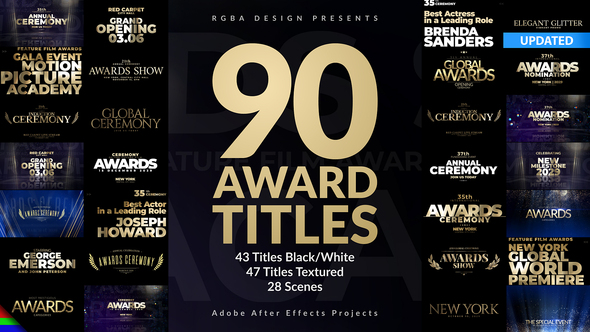 Awards Titles Pack alt