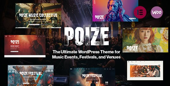 Poize - WordPress Theme for Music Events, Festivals & Venues