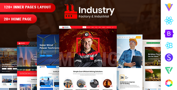 Industry - Factory & Industrial React Template