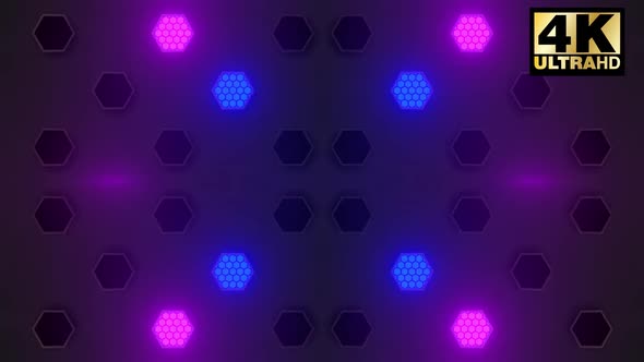 12 Hex Stage Lights Pack