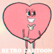 Retro Cartoon Character - Valentine's Day - VideoHive Item for Sale