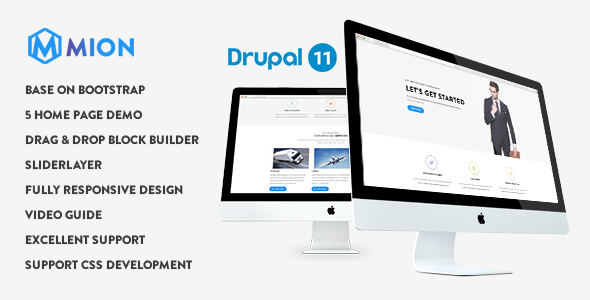 Mion - Responsive Business Service Drupal 11 Theme