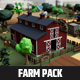 Farm House and Animals Pack for Game Ready - 3DOcean Item for Sale