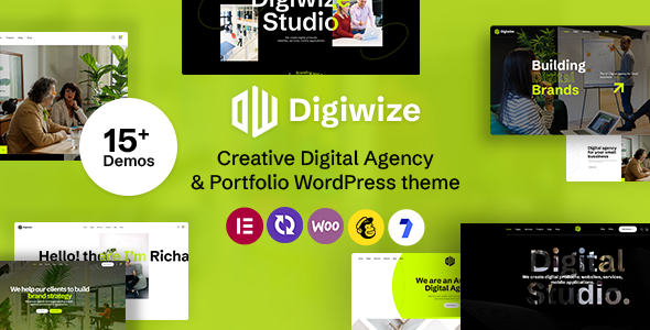 Digiwize - Digital Agency & Creative Portfolio WordPress Theme