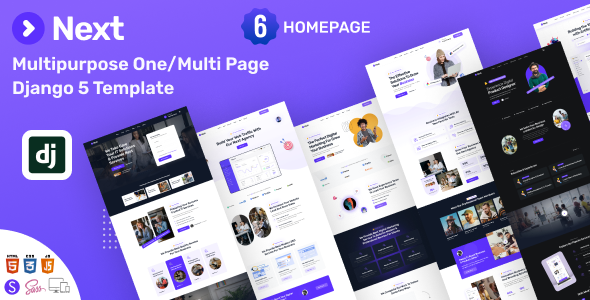 Next – Multipurpose Django 5 Template – 0 Sold!