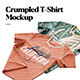 Crumpled T-shirt Mockup - GraphicRiver Item for Sale