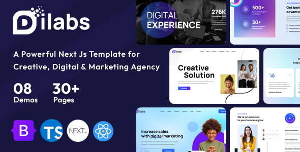 Dilabs - Creative Agency React Next Js Template