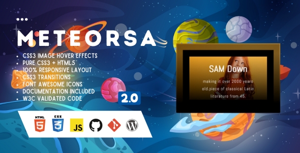 meteorsa - CSS3 Image Hover Effects