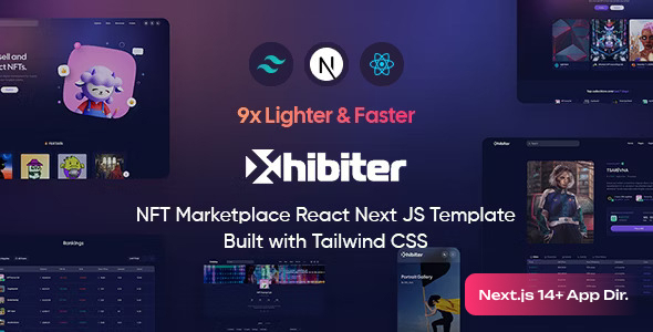 Xhibiter | NFT Marketplace React NextJs Template