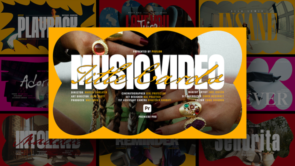 Music Video Title Card Templates For Pr