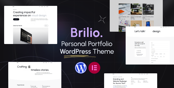 Brilio – Personal Portfolio WordPress Theme – 0 Sold!