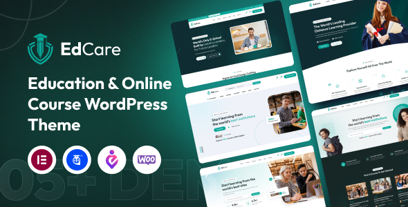 EdCare – Education & Online Course WordPress Theme – 0 Sold!