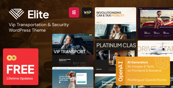 Elite - Vip Transportation & Security WordPress Theme