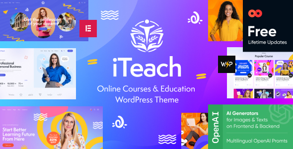 iTeach - Online Courses & Education WordPress Theme