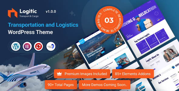 Logitic – Transportation & Logistics WordPress Theme – 0 Sold!