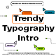Trendy Typography Intro - VideoHive Item for Sale