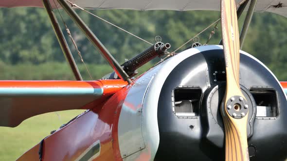 Zoom Red Triplane Fokker Dr. I Military Aircraft of the Red Baron Von Richthofen