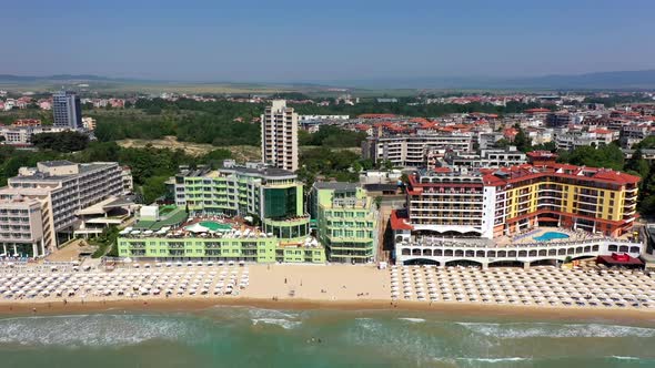 Aerial View to The Beach