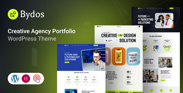 Bydos – Creative Agency Portfolio WordPress Theme – 0 Sold!