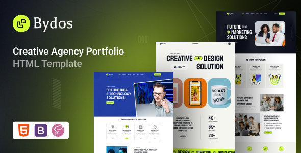 Bydos - Creative Agency Portfolio HTML Template