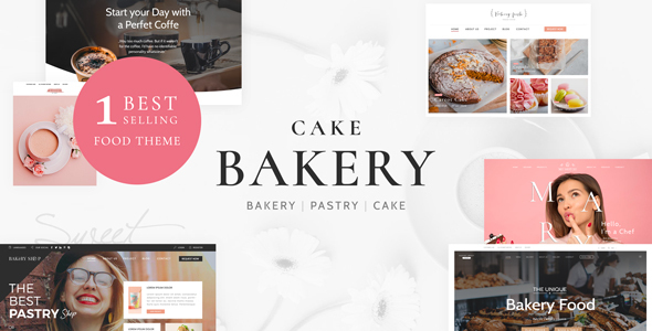 Cake Bakery - Pastry WordPress