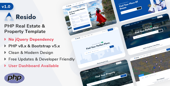 Resido - PHP Real Estate Template