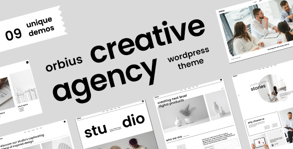 Orbius - Creative Agency and Portfolio Theme