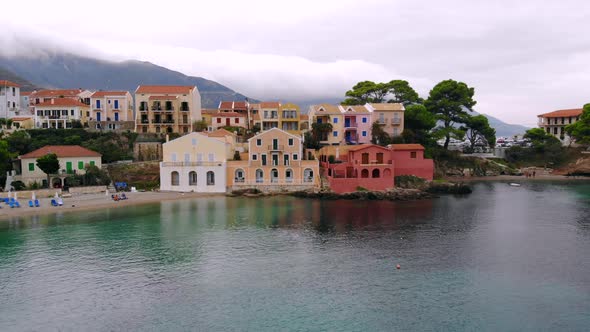 Colorful Houses on the Bay in Asos