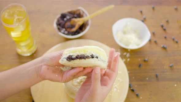 Arepas, Venezuelan dish made of corn flour