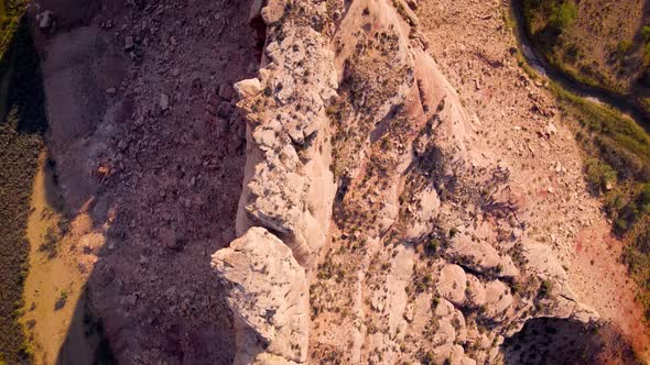 Aerial of the San Rafael River Canyon in Utah