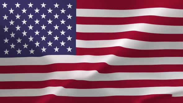 United States Of America Waving Flag 4K Moving Wallpaper Background