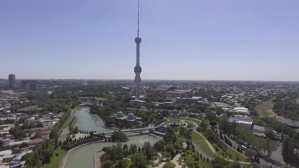 panarama of Tashkent TV tower