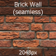 Brick Wall (seamless) - 3DOcean Item for Sale