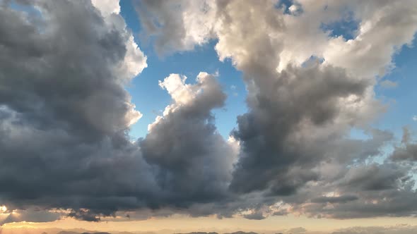 Moving Clouds Timelapse