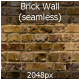 Brick Wall (seamless) - 3DOcean Item for Sale