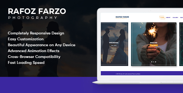 Rafoz Photography HTML Template