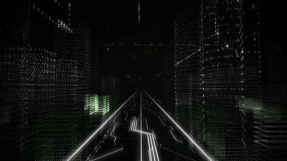 Work Of Server Is Visualized In 3d Graphics Animated Image Of Digital Reality alt