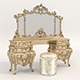 Classic European style Dressing Table 27 - 3DOcean Item for Sale