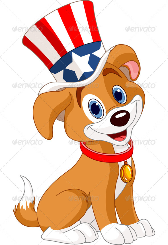 Fourth of July Puppy