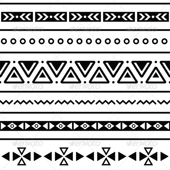 Aztec Geometric Graphics Designs Templates From Graphicriver Aztec Geometric Graphics Designs
