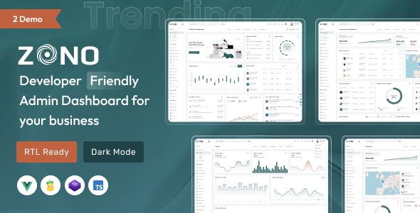 Zono Vue Js Admin Template – 0 Sold!