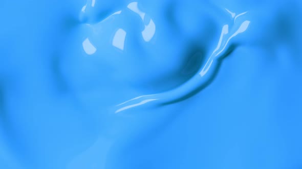 Super Slow Motion Shot of Swirling Blue Fluid Background at 1000Fps