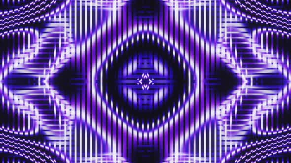 Vj Loop Purple Led Neon Pattern Lines Animation