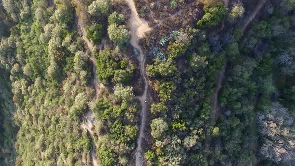 Aerial Drone Flying over Mountain Ruins 2