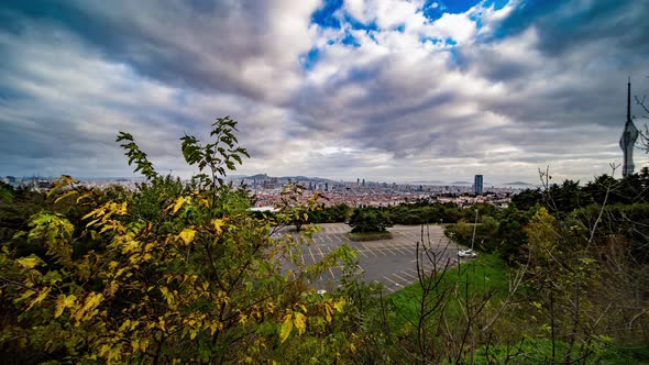 Istanbul Camlica Hill Landscape