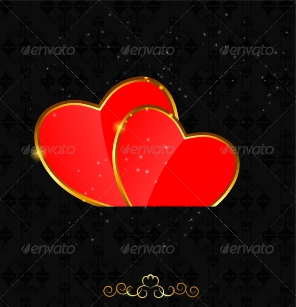 Valentines Day Heart Background